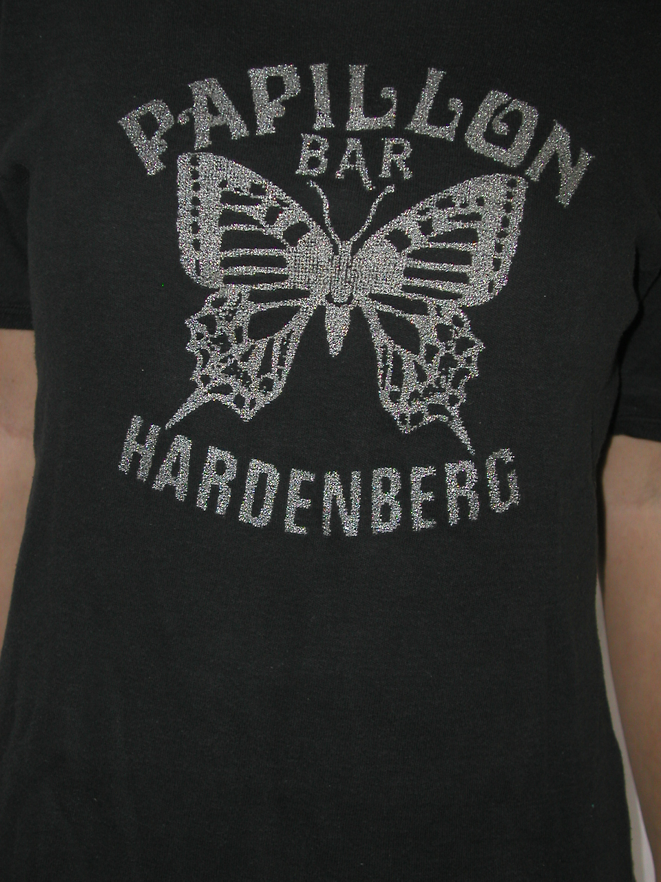 T-shirt Papillon Zwart
