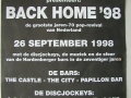 Advertentie Back Home '98