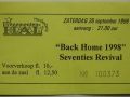 Toegangsbewijs Back Home '98