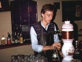 Achter de bar Bert Compagne
