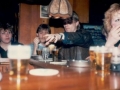 Drinking at the bar