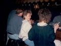 Drinking at the bar
