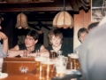 Drinking at the bar