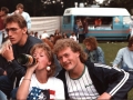 Heel bekende gezichten die eerder de deur plat liepen in de discotheek.